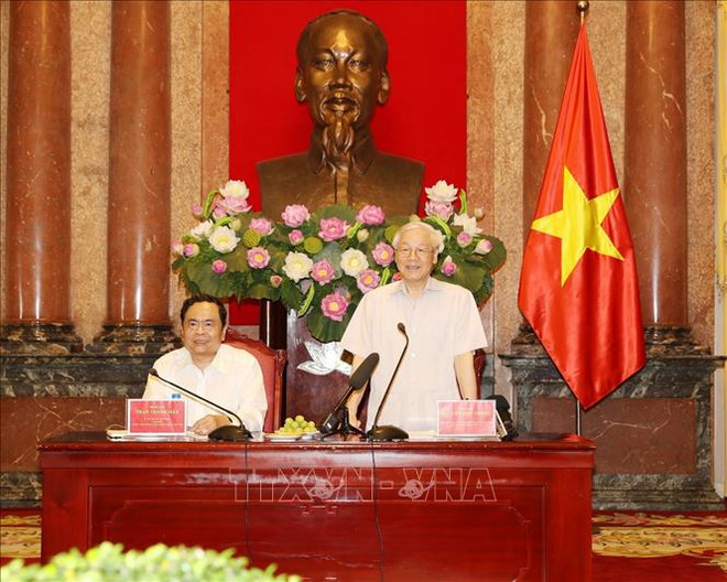 越共中央总书记、国家主席阮富仲:反腐败工作以建为本 重在防范 ảnh 2 越共中央总书记、国家主席阮富仲:反腐败工作以建为本 重在防范 ảnh 2