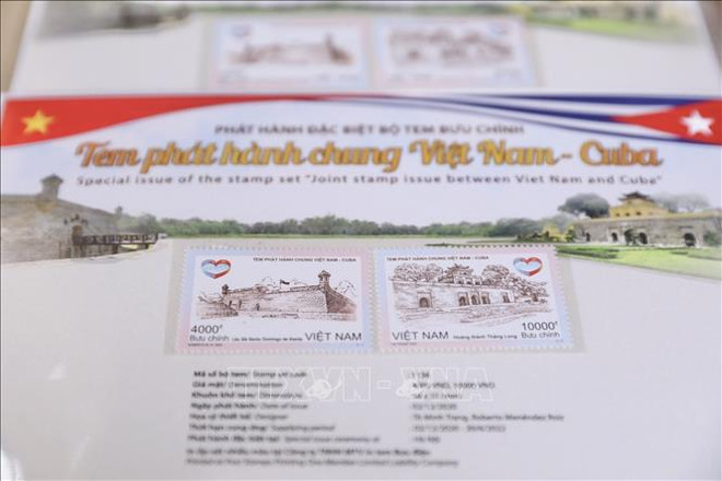 越古联合发行邮票首发仪式举行 ảnh 1 越古联合发行邮票首发仪式举行 ảnh 1