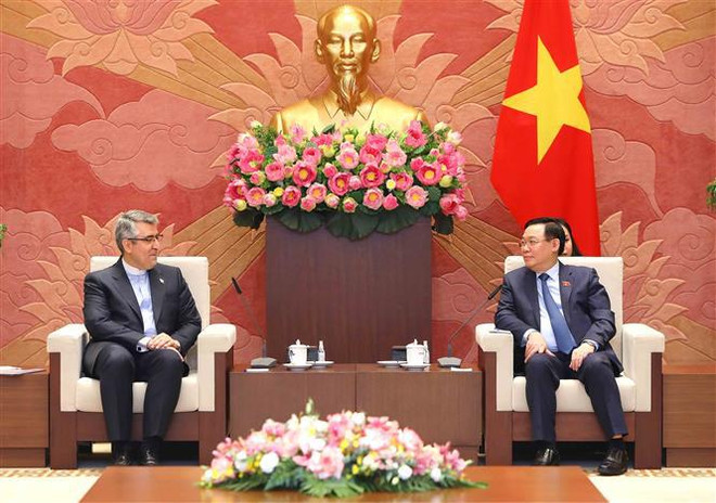 越南国会主席王廷惠会见印度尼西亚和伊朗大使 ảnh 2 越南国会主席王廷惠会见印度尼西亚和伊朗大使 ảnh 2