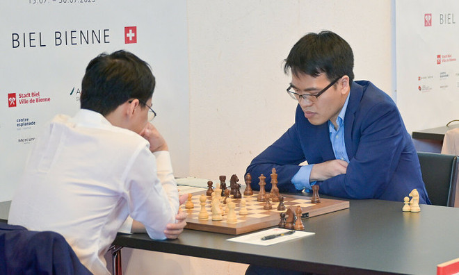 黎光廉获2023年瑞士比尔国际象棋节特级大师组冠军 ảnh 1 黎光廉获2023年瑞士比尔国际象棋节特级大师组冠军 ảnh 1