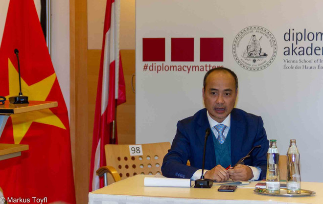 越南驻奥地利大使阮忠坚：武文赏主席对奥地利的访问有助于推动双边合作和多边外交 ảnh 1