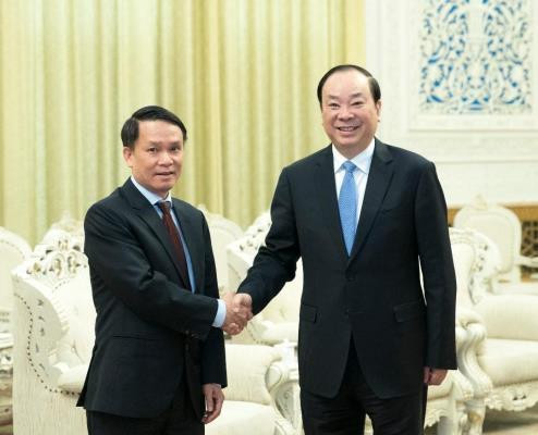 越通社大力加强与新华社的合作 ảnh 1 越通社大力加强与新华社的合作 ảnh 1