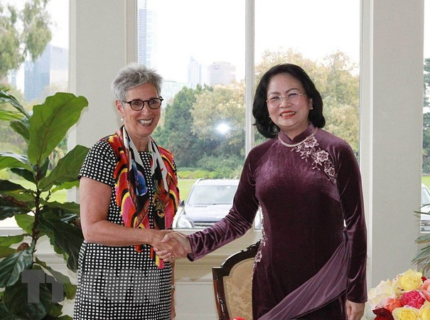 国家副主席邓氏玉盛与澳大利亚维多利亚州领导进行双边会晤 ảnh 1