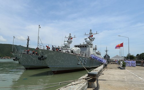 越泰两国海军力量举行联合巡逻 ảnh 2 越泰两国海军力量举行联合巡逻 ảnh 2