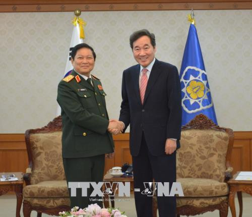 越南与韩国签署防务合作共同愿景声明 ảnh 1