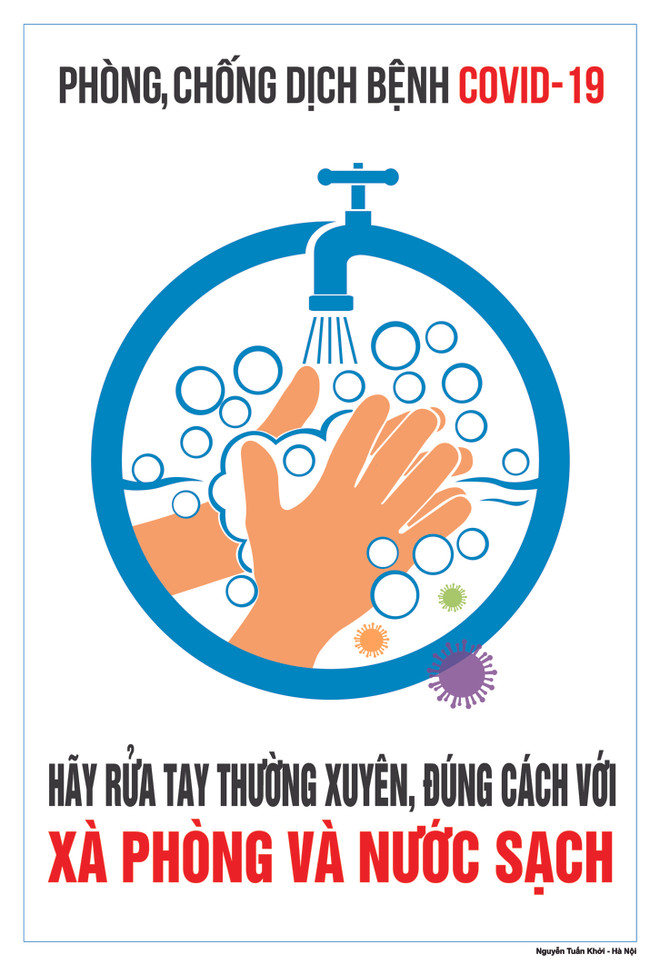 越南发行新冠肺炎疫情防疫知识宣传海报 ảnh 1