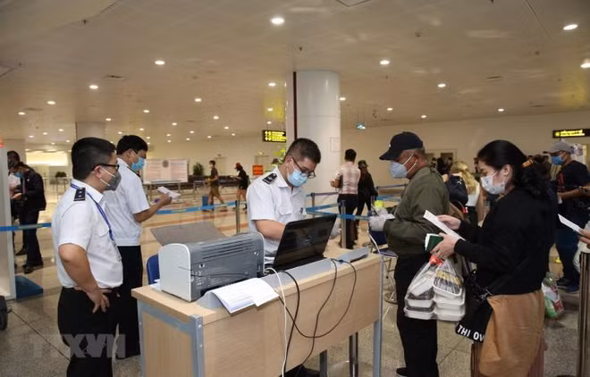 新冠肺炎疫情:越南在各机场进行取样检测 ảnh 1 新冠肺炎疫情:越南在各机场进行取样检测 ảnh 1