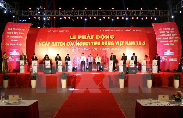 胡志明市2017年越南消费者权益日正式启动 ảnh 1 胡志明市2017年越南消费者权益日正式启动 ảnh 1