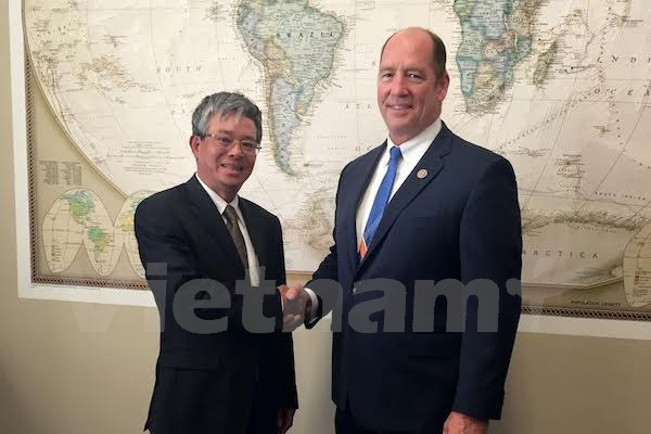 越美两国一致同意加强双边和多边合作关系 ảnh 1