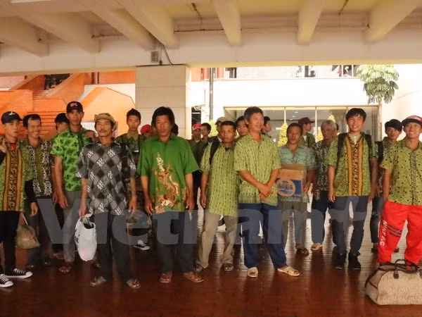 印尼释放27名越南渔民回国 ảnh 1 印尼释放27名越南渔民回国 ảnh 1