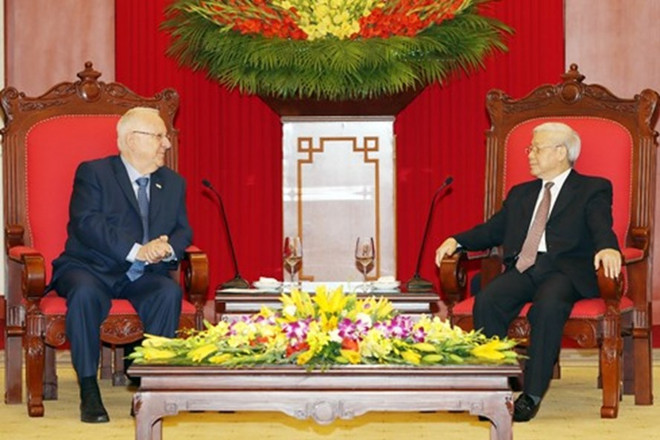 越南领导人致电祝贺以色列第71个独立日 ảnh 1 越南领导人致电祝贺以色列第71个独立日 ảnh 1