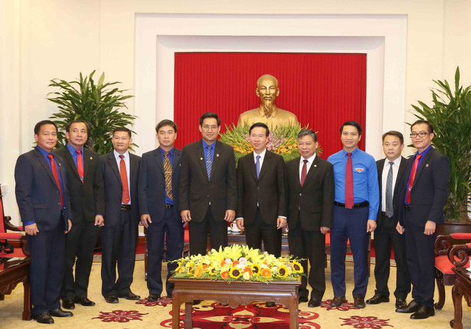 越老共同推动两国青年团合作走向深入 ảnh 2 越老共同推动两国青年团合作走向深入 ảnh 2