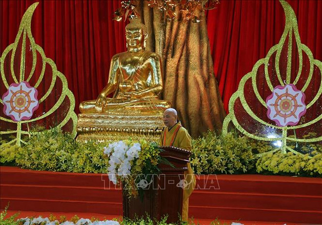 2019年联合国卫塞节在越南河南省三祝寺隆重开幕 ảnh 3