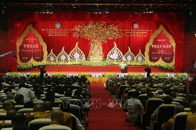 2019年联合国卫塞节在越南河南省三祝寺隆重开幕 ảnh 1