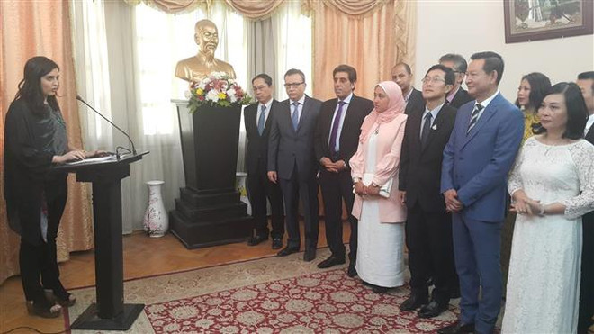 胡志明主席诞辰129周年纪念活动在埃及举行 ảnh 1