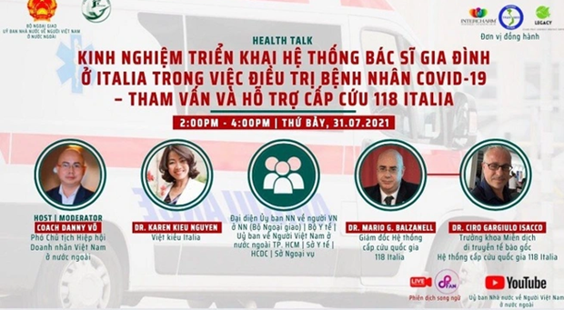 意大利专家代表团启动“侨胞携手渡过疫情难关”的系列在线座谈会 ảnh 1