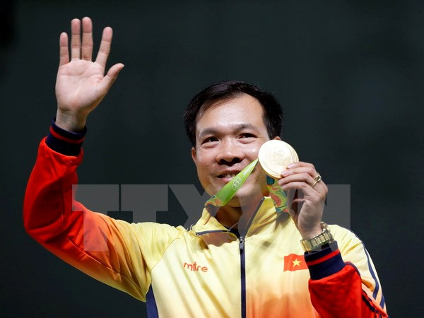 军队射手黄春荣创造历史 ảnh 1