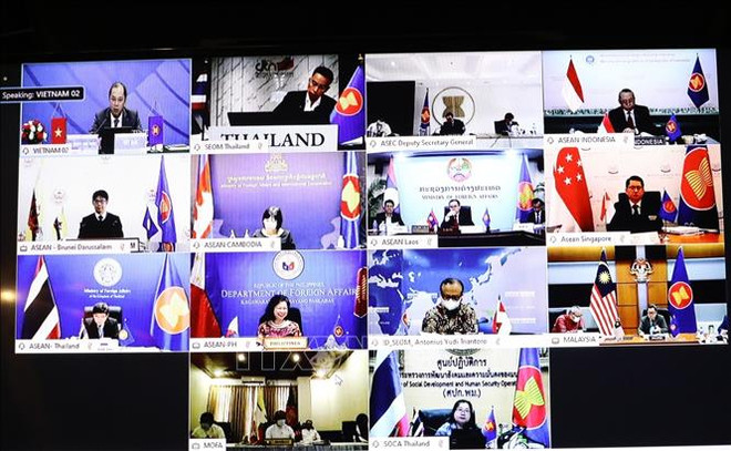 东盟联合磋商会和东盟协调委员会工作组第十次会议以视频方式召开 ảnh 2 东盟联合磋商会和东盟协调委员会工作组第十次会议以视频方式召开 ảnh 2