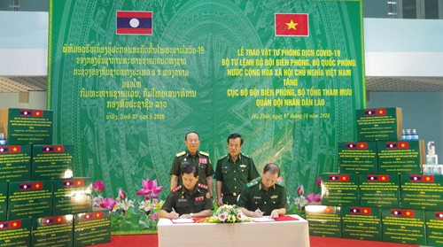 越南与老挝加强边境管控工作中的配合 ảnh 2 越南与老挝加强边境管控工作中的配合 ảnh 2