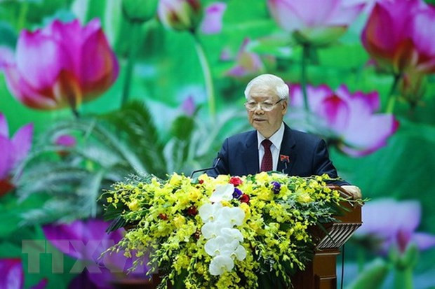 越共中央总书记、国家主席阮富仲致信祝贺水文气象传统日75周年 ảnh 1 越共中央总书记、国家主席阮富仲致信祝贺水文气象传统日75周年 ảnh 1