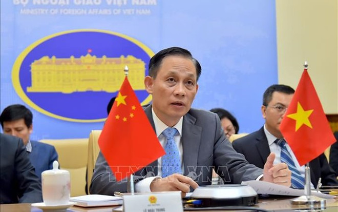越南外交部副部长黎怀忠线上致辞庆祝中国国庆 ảnh 1 越南外交部副部长黎怀忠线上致辞庆祝中国国庆 ảnh 1