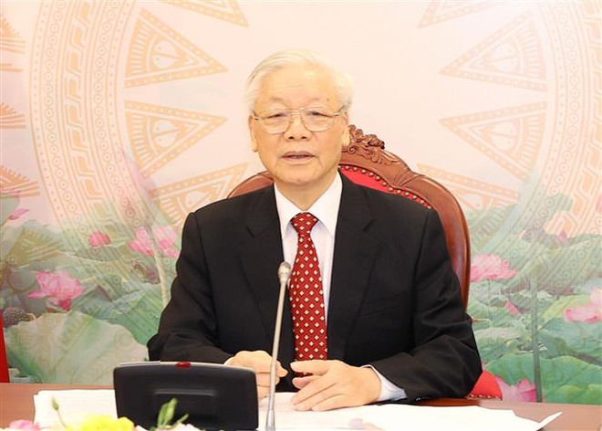 越共中央总书记、国家主席阮富仲与中共中央总书记、国家主席习近平通电话 ảnh 1 越共中央总书记、国家主席阮富仲与中共中央总书记、国家主席习近平通电话 ảnh 1