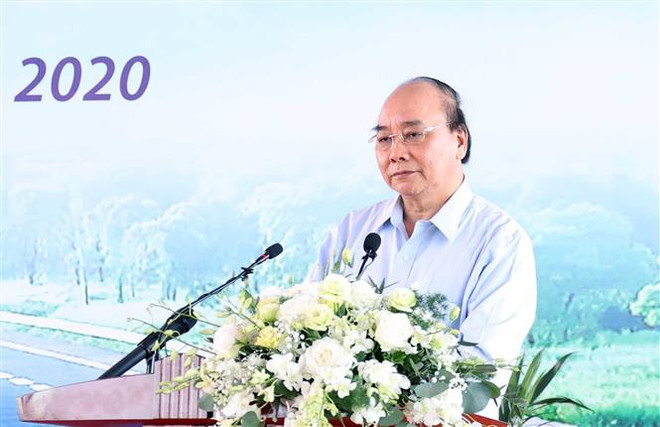 阮春福总理出席梅山高速公路-第45号国道项目开工仪式 ảnh 1 阮春福总理出席梅山高速公路-第45号国道项目开工仪式 ảnh 1