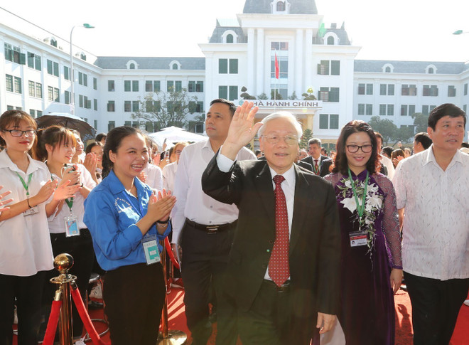 阮富仲总书记:努力将农业学院打造成为越南一流研究型农业大学 ảnh 1 阮富仲总书记:努力将农业学院打造成为越南一流研究型农业大学 ảnh 1