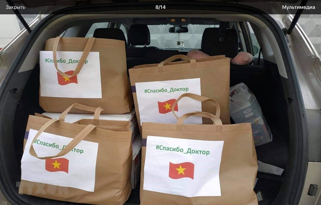 旅外越南人继续助力当地抗击疫情 ảnh 1