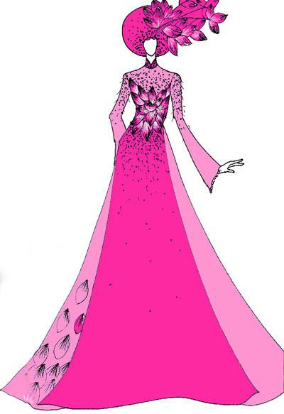 越南奥黛设计比赛启动 ảnh 1