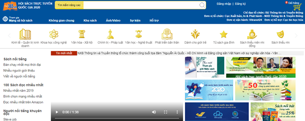 2020年越南在线图书节正式开幕 ảnh 1 2020年越南在线图书节正式开幕 ảnh 1