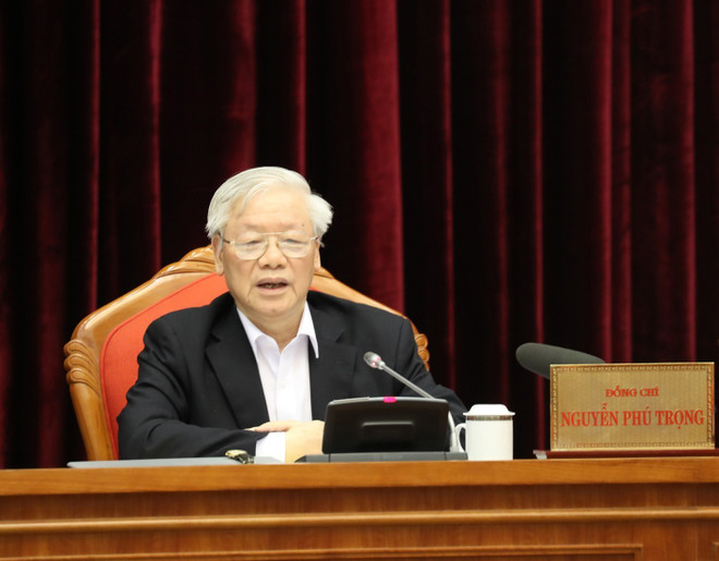 越共中央总书记、国家主席阮富仲主持召开全国干部会议 ảnh 1 越共中央总书记、国家主席阮富仲主持召开全国干部会议 ảnh 1