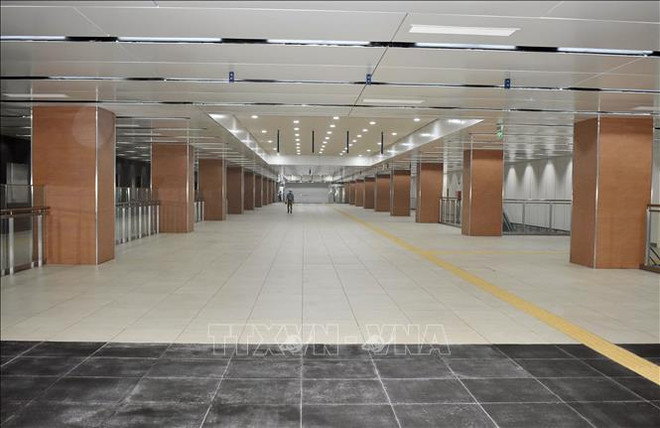 胡志明市市内地铁一号线市剧院站B1层基本竣工 ảnh 2 胡志明市市内地铁一号线市剧院站B1层基本竣工 ảnh 2