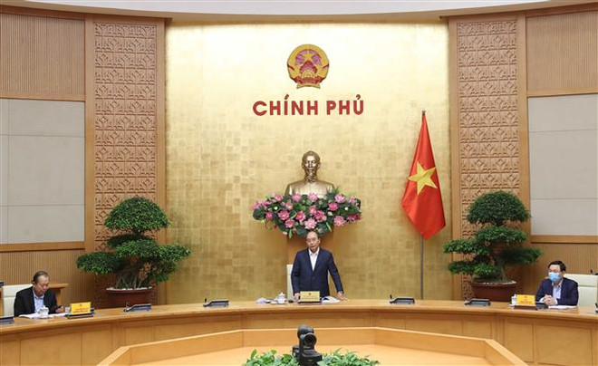 政府总理阮春福:河内市需大力同步展开促进经济恢复和发展措施 ảnh 1 政府总理阮春福:河内市需大力同步展开促进经济恢复和发展措施 ảnh 1