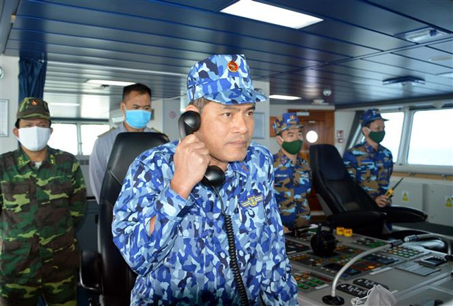 越中2020年首次北部湾共同渔区海上联合检查行动圆满结束 ảnh 1 越中2020年首次北部湾共同渔区海上联合检查行动圆满结束 ảnh 1
