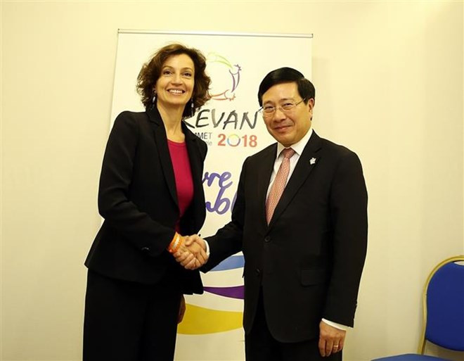 越南政府副总理范平明出席第十七届法语国家组织峰会 ảnh 1