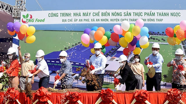 投资额5000亿越盾的农粮加工厂动工兴建 ảnh 1 投资额5000亿越盾的农粮加工厂动工兴建 ảnh 1