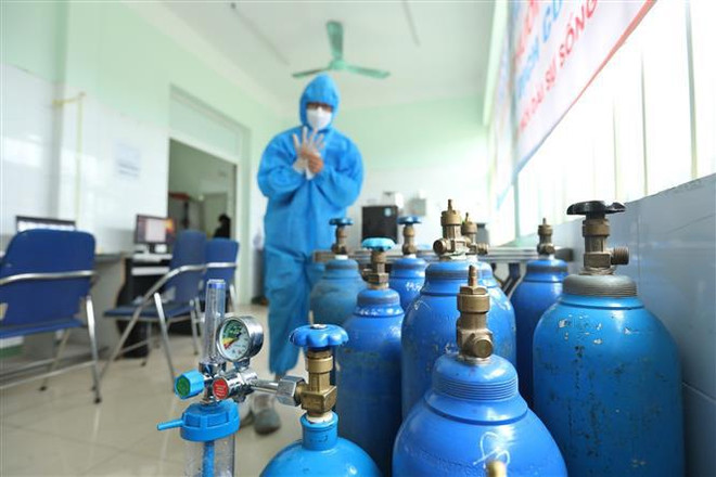 努力确保对新冠患者的氧气供应充足 ảnh 1 努力确保对新冠患者的氧气供应充足 ảnh 1