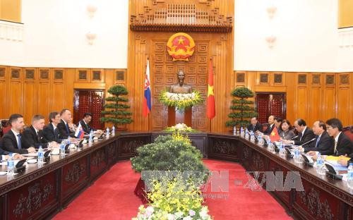 越南政府总理阮春福与斯洛伐克总理罗伯特·菲乔举行会谈 ảnh 1 越南政府总理阮春福与斯洛伐克总理罗伯特·菲乔举行会谈 ảnh 1