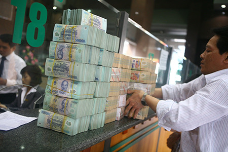 越盾兑美元中心汇率较前一日下降1越盾 ảnh 1