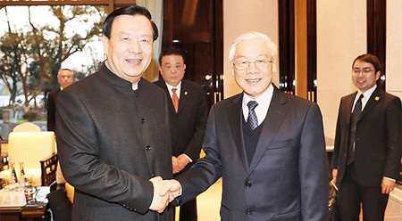 阮富仲总书记会见中国浙江省委书记夏宝龙 ảnh 1