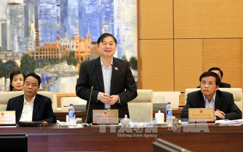 越南第十四届国会常委会第六次会议表决通过两项决议草案 ảnh 1