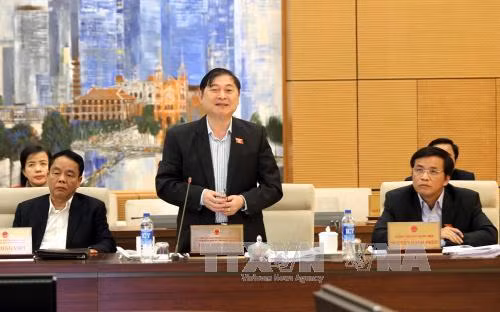 越南第十四届国会常委会第六次会议表决通过两项决议草案 ảnh 1