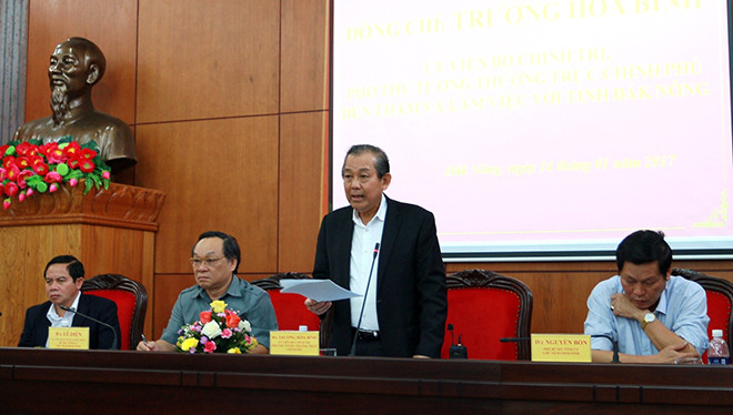 张和平副总理：得农省需要集中推进行政改革和改善投资环境 ảnh 1