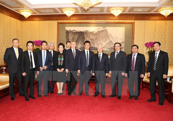 阮富仲总书记:越南愿为中国企业对越投资创造便利 ảnh 1 阮富仲总书记:越南愿为中国企业对越投资创造便利 ảnh 1