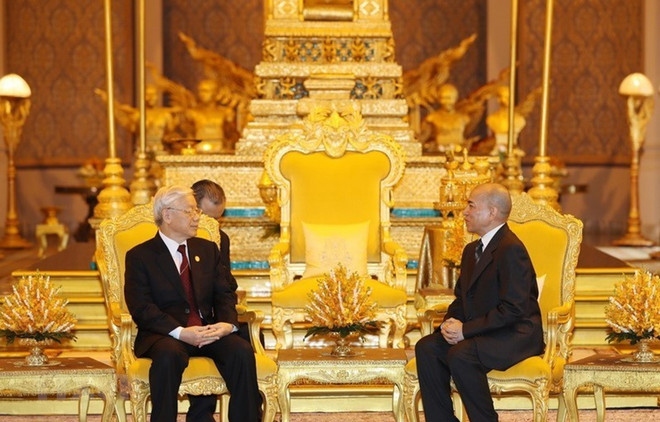 阮富仲即将访问柬埔寨:促进两国关系走向深入 稳步发展 ảnh 1 阮富仲即将访问柬埔寨:促进两国关系走向深入 稳步发展 ảnh 1