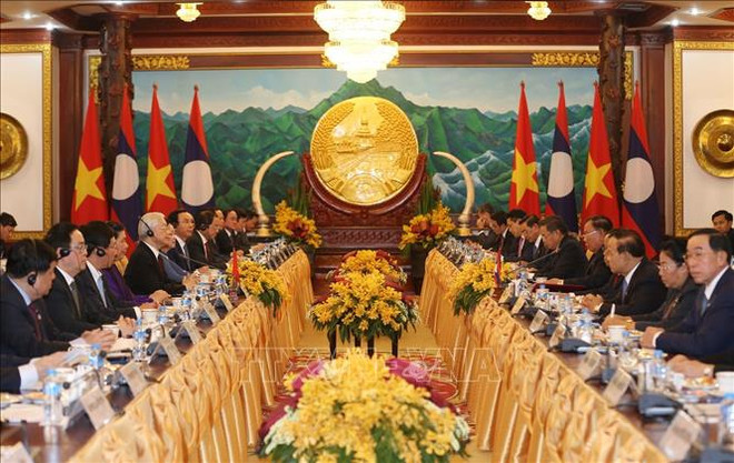阮富仲与本扬·沃拉吉举行会谈 双方签署9项合作文件 ảnh 2 阮富仲与本扬·沃拉吉举行会谈 双方签署9项合作文件 ảnh 2