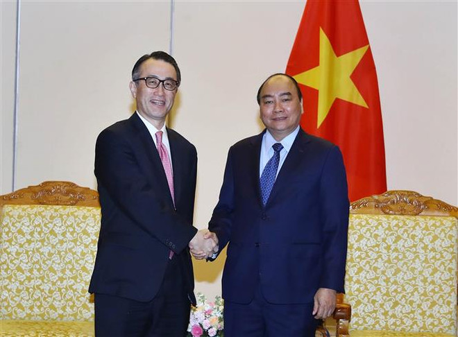 阮春福会见日本最大银行MUFG总裁 ảnh 1