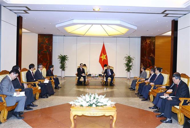 阮春福会见日本最大银行MUFG总裁 ảnh 2