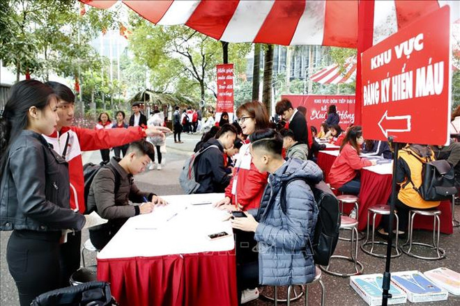 第十二次春红献血节吸引1.2万人参加 ảnh 1 第十二次春红献血节吸引1.2万人参加 ảnh 1
